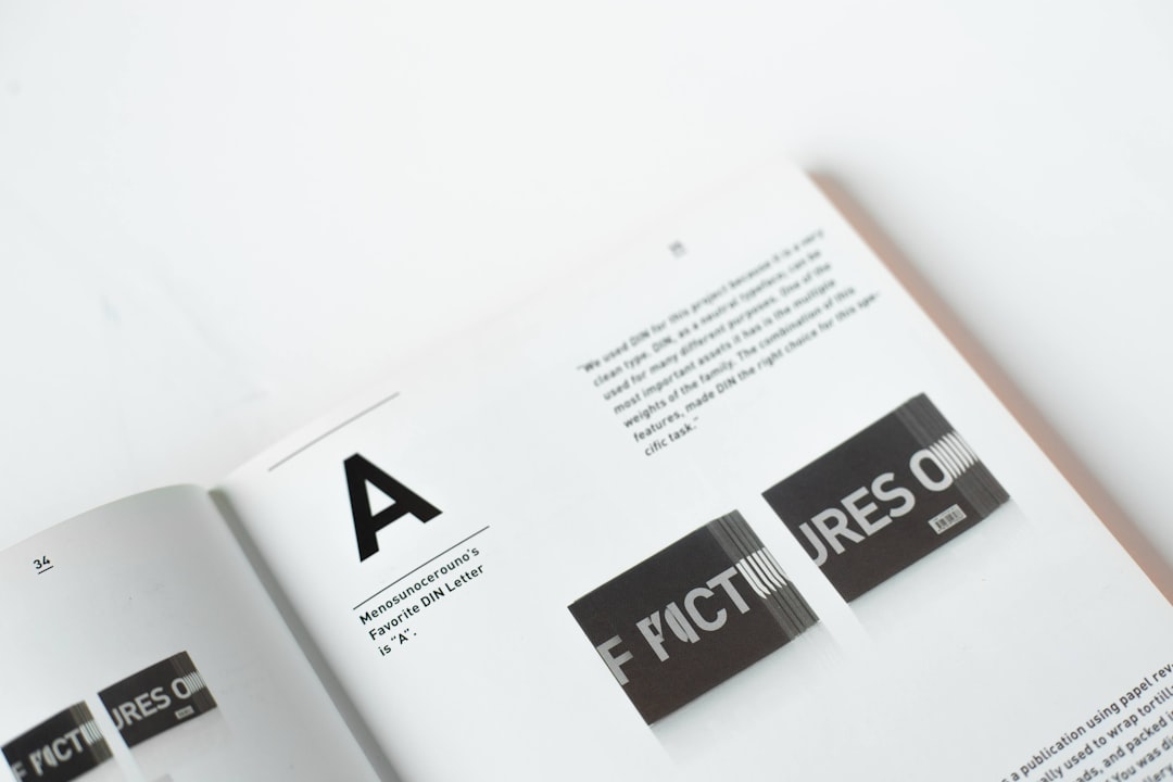 Typography specimen showing font styles used in brand design